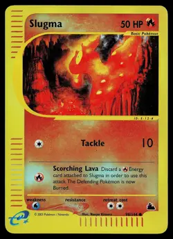 Pokemon Card - Slugma Skyridge 98/144 Reverse Holo Common - Image 1