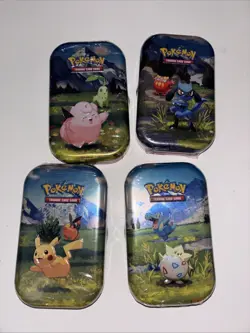 Pokemon TCG Ascended Heroes Tin Lot of 4 - Image 1