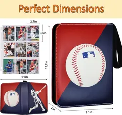Baseball Card Binder 900 Pockets 9-Pocket Trading Card Holder Album Organizer - Image 2