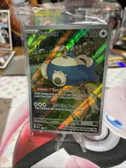 😴Sealed Snorlax SVP 051 Promo Pokemon 151 Holo Black Star Promo NM😴 - Image 1