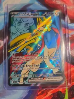 Pokemon TCG Hop's Zacian EX 176/159 S&V: Journey Together Ultra Rare NM - Image 1