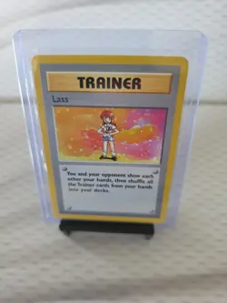 Pokemon TCG Card Trainer Lass Base Set (Shadowless) 75/102 Never Played - Image 4