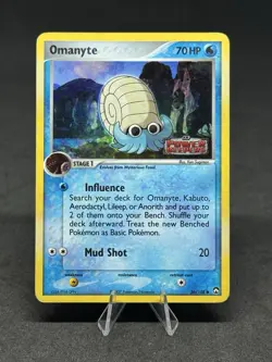 Pokemon Omanyte 56/108 Power Keepers Reverse Holo - Image 1