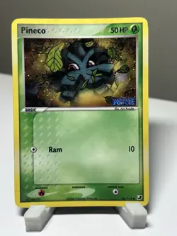 Pokemon Pineco 66/115 Reverse Holo EX Unseen Forces - DMG - Image 2