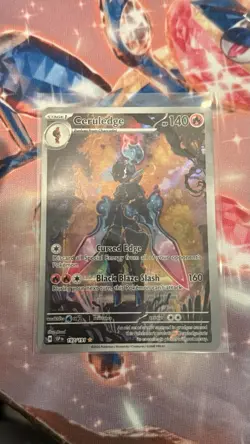 Pokemon TCG Ceruledge Illustration Rare Sv08: Surging Sparks 197/191 NM - Image 1