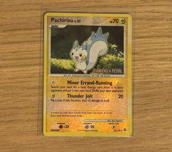 Pachirisu Reverse Holo STAMPED Pokemon Diamond & Pearl 2007 #35 FREE SHIPPING - Image 1
