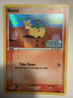 Numel Reverse Holo 59/100 - EX Crystal Guardians Pokemon - Image 1