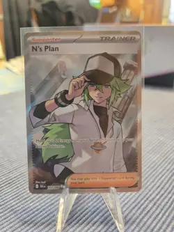 N's Plan 163/086 - Black Bolt - Pokemon TCG - Ultra Rare - Near Mint - Image 1