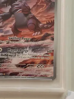 2023 POKEMON GROUDON-PARADOX RIFT ILLUSTRATION RARE #199 PSA 9 - Image 4
