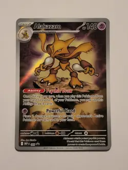 Alakazam 009 Pokemon Mega Evolution Black Star Promo - Image 1