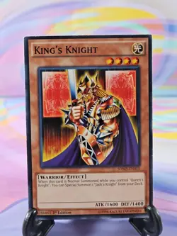 Yu-Gi-Oh TCG Card | King's Knight SDMY-EN015 First Edition - Image 1