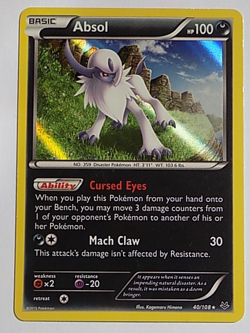 Absol Holo 40/108 XY - Roaring Skies Pokemon - Image 1