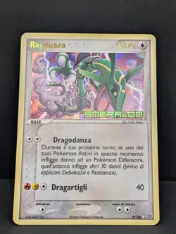 Rayquaza 9/106 Emerald Reverse Holo Ultra Rare Pokemon TCG Nintendo ITALIAN LP - Image 3