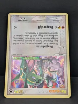 Rayquaza 9/106 Emerald Reverse Holo Ultra Rare Pokemon TCG Nintendo ITALIAN LP - Image 4