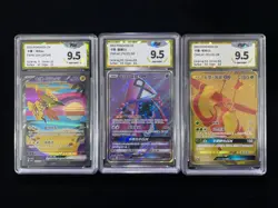 2025 Pokemon TCG S-CHN CSV4C 154/129 SAR Tapu Koko ex Holo Lot*3 PGS 9.5 LU57 - Image 1