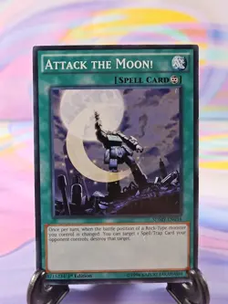 Yu-Gi-Oh TCG Card | Attack the Moon! SDMY-EN034 First Edition - Image 1