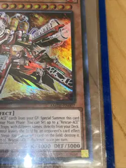 Rescue Ace Turbulence - 1st Edition Collector's Rare AMDE-EN007 Yu-Gi-Oh! - Image 3