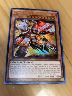 Rescue Ace Turbulence - 1st Edition Collector's Rare AMDE-EN007 Yu-Gi-Oh! - Image 5