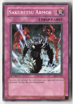Yugioh - Sakuretsu Armor DCR-102 1st Edition - Dark Crisis - Image 1