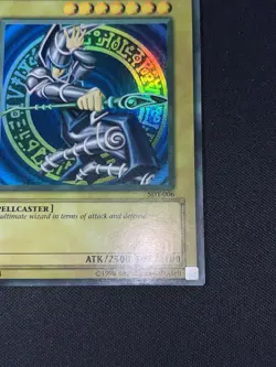 YUGIOH Dark Magician SDY-006 FADED Ultra Rare MISPRINT INK LOSS - Image 4