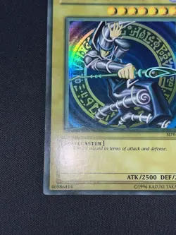 YUGIOH Dark Magician SDY-006 FADED Ultra Rare MISPRINT INK LOSS - Image 5