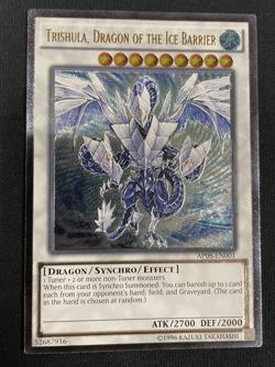 Yu-Gi-Oh! Trishula, Dragon of the Ice Barrier AP08-EN001 Ultimate Rare - Image 1