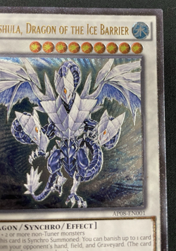 Yu-Gi-Oh! Trishula, Dragon of the Ice Barrier AP08-EN001 Ultimate Rare - Image 3