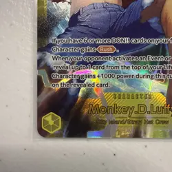 Monkey D. Luffy OP15-119 SEC Adventure on KAMI's Island NM english - Image 5