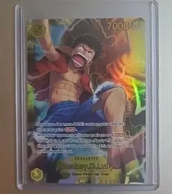 One Piece TCG Monkey.D.Luffy OP15-119 SEC Mint In Hand - Image 1