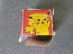 Pokemon PIKACHU Trading Card 23K Gold Plated Burger King 1999 ( DAMAGED BOX ) - Image 1