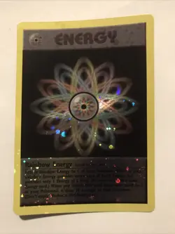Rainbow Energy - WOTC League Promo Pokemon - Holo Card - Image 1