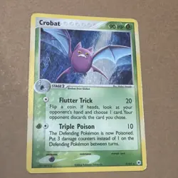 Crobat 3/101 Hidden Legends Holo Rare 2004 Vintage Pokemon TCG Card DMG - Image 1