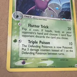 Crobat 3/101 Hidden Legends Holo Rare 2004 Vintage Pokemon TCG Card DMG - Image 5