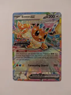 Eevee ex - (Prismatic Evolutions Stamp) 075/131 Miscellaneous Cards &... - Image 1