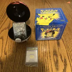 1999 Burger King Pokemon 23K Gold-Plated PIKACHU Trading Card w/ Box - Image 1