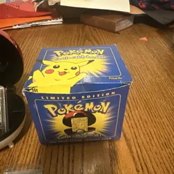 1999 Burger King Pokemon 23K Gold-Plated PIKACHU Trading Card w/ Box - Image 4