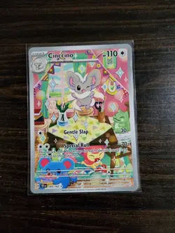 ✨Cinccino IR 183/162 Pokemon Temporal Forces Holo Card✨ (In Hard Sleeve) - Image 1