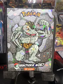 Machoke #67 - Cracked Ice Holo - Crystal Collection 2024 - Pokemon Card - Image 1