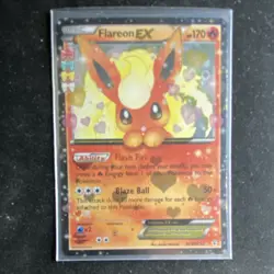 Pokemon Flareon EX RC6/RC32 Generations Holo Ultra Rare 170 HP Card - Image 1