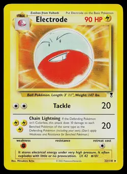 Pokemon Card - Electrode Legendary Collection 22/110 Rare - Image 1