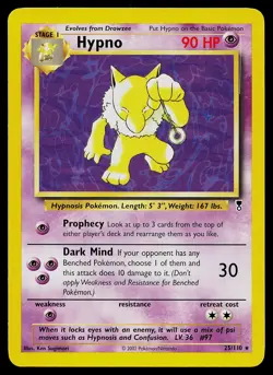 Pokemon Card - Hypno Legendary Collection 25/110 Rare - Image 1