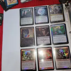 16 Pages of FOILS Cards Collection in Binder. And 1,000+ Bulk Magic:thegathering - Image 2