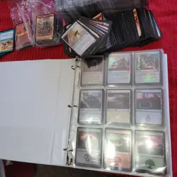 16 Pages of FOILS Cards Collection in Binder. And 1,000+ Bulk Magic:thegathering - Image 4
