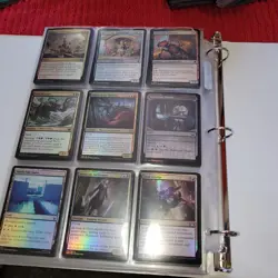 16 Pages of FOILS Cards Collection in Binder. And 1,000+ Bulk Magic:thegathering - Image 5