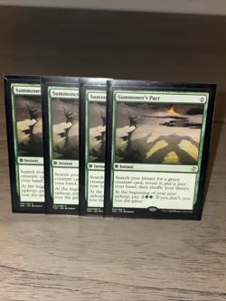 4x Summoner's Pact NM MTG Time Spiral Remastered M25 - Image 1