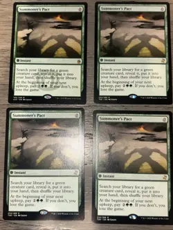 4x Summoner's Pact NM MTG Time Spiral Remastered M25 - Image 2