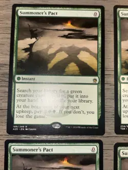 4x Summoner's Pact NM MTG Time Spiral Remastered M25 - Image 3