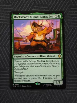 mtg rocksteady, mutant marauder teenage mutant ninja turtles commander - Image 1