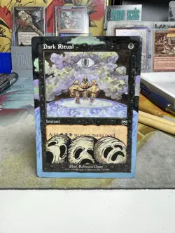 Hand Painted Mercadian Masques Dark Ritual Alter/Border MTG Alter - Image 2