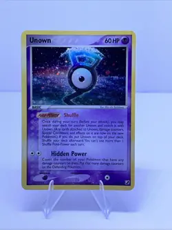 Pokemon Card TCG Unown G/28 Holo Rare Ex Unseen Forces 2005 Vintage LP SWIRL - Image 1